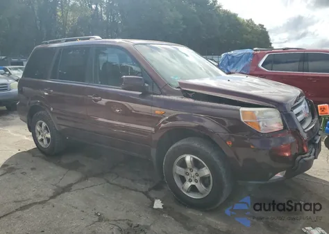 2007 Honda Pilot Exl from USA, damaged, VIN 5FNYF28527B047569